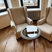 2 st. Fåtöljer inkl. soffbord