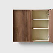 Väggskåp Haven H2/C80 - Walnut Wood