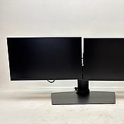 2 st. Datorskärmar Dell P2422H inkl. stativ och dock