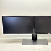 2 st. Datorskärmar Dell P2417H 24 tum inkl. stativ