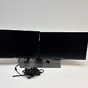 2 st. Datorskärmar Dell P2419H inkl. stativ och dock