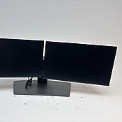 2 st. Datorskärmar Dell P2422H inkl. stativ och dock