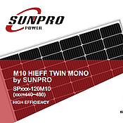 31 st. solpaneler SP450-120M10, 1910x1134x35 mm, oöppnad pall.