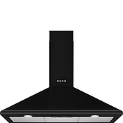 Köksfläkt Smeg, väggmonterad, 900 mm, Svart, Victoria, KSED95NEE