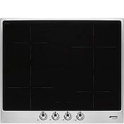 Induktionshäll Smeg 60 cm Rostfritt stål SI364FXM