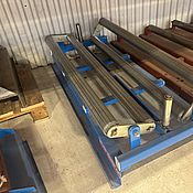 8 st. plåtvaggor 1200 mm