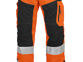 VARSELBYXA BJÖRNKLÄDER, KLASS 2 P/B ORANGE/SVART, STL. 60