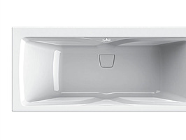 Badkar Allibert Sylene Duo 180x80 cm, vit