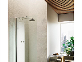 DUSCHVÄGG ARROW WALL 90CM KLARGLAS
