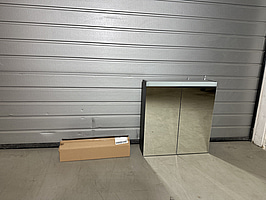 SPEGELSKÅP CAMARGUE ARK GRÅ MATT 60CM
