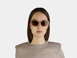 Cropped t-shirt Nathalie Schuterman, Fanny, beige, stl. XS