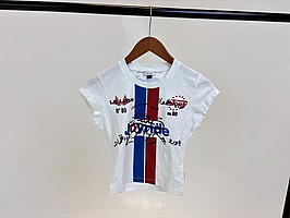 Croppad t-shirt Eytys, stl. dam S, herr XS