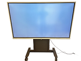 TV-skärm Samsung Flip WM85B 85 tum touchskärm inkl. TV-ställ på hjul
