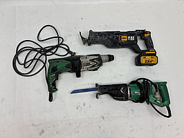 Parti med verktyg, Cat och Hitachi