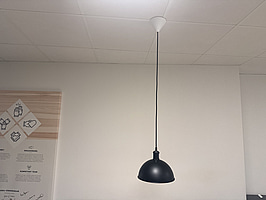 Takhängande lampa Søren Rose Studio, Ø 25 cm, mattsvart