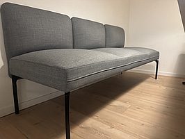3-sits soffa Fora Form, 191x65 cm, säteshöjd 46 cm