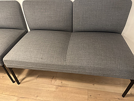 2-sits soffa Fora Form, 127x65 cm, säteshöjd 48 cm