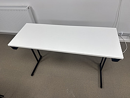 6 st. ihopfällbara konferensbord Elj, 120x45x73 cm