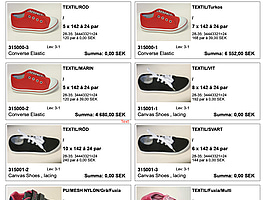 Parti barnskor - 23 pall