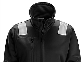 3 st. SWEATSHIRTJACKA SNICKERS 8077, SVA\/GUL VARSEL KL1 DAM STL. L