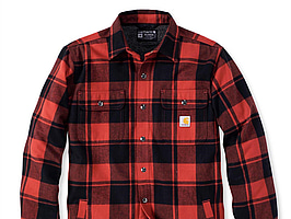 SKJORTA CARHARTT 105939R81, RÖD\/SVART STL. 2XL