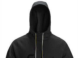 2 st. HUVTRÖJA SNICKERS 2894 LOGO, SVART STL. XL