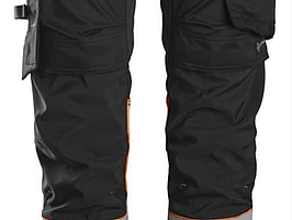 MIDJEBYXA SNICKERS 6234 SVART, \/ORANGE VARSEL HF KL1 STL 46