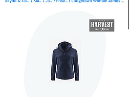 Softshelljacka James Harvest  Lodgetown Woman svart stl. xl