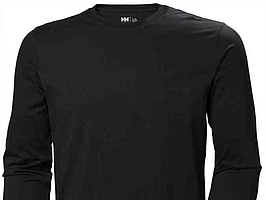 2 st. T-SHIRT HH 79169 SVART LÅNGÄRM, MANCHESTER STL. XXL
