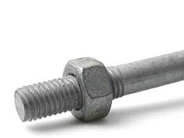 10 ST. VAGNSBULT MVBF 4.6 M16X400, FZV DIN 603\/555 MED MUTTER