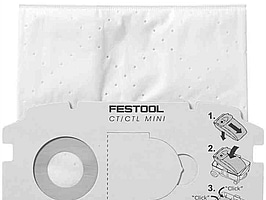 FILTERSÄCK FESTOOL SC FIS-MINI, FÖR CTL MINI 5-PACK