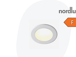 5 st. NORDLUX BIRLA 84950001 Downlight för inbyggnad, 6W LED, IP44