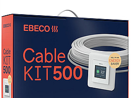 GOLVVÄRMEKIT EBECO, 18.5 M\/200 W, CABLE KIT 500
