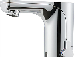 TVÄTTSTÄLLSBLANDARE MORA MMIX TRONIC, M.TEMPVRED. BATTERI. SVART