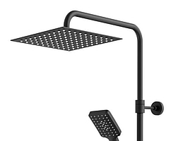 TAKDUSCH GBG ESTETIC PAKET, SQUARE, 150C\/C, SVART