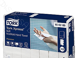 Pappershanddukar Tork Hand Towel Interfold extra soft 2-ply H2 100288