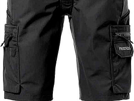 STRETCHSHORTS DAM FR 2548 PLW, SVART STL. 36
