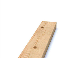 30 st. TRÄREGEL 45X120 MM C24 L:4.2 M, 560839