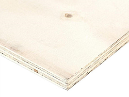 34 st. Konstruktionsplywood, K-plywood Gran 20/70, 18X2500X1200MM, 77291622