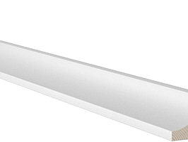 35 st. Hålkälslist Furu 15X43MM Vit L: 4400 mm, 402942