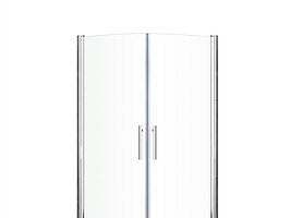 Duschhörna halvrund Imber II Krom/Klarglas, A-collection, 7377094