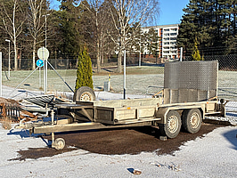 Maskintrailer Tiki TP385-DLB | 3500 kg | 2014