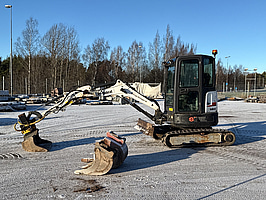 Bandgrävare Bobcat E 26 | 4383h | tiltrotator + redskap | 2016