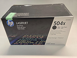 Toner 2-pack | HP 504X Lång livslängd | svart - original | LaserJet