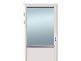 ALTANDÖRR SOLID ELEMENTS VHED 3-GLAS TRÄ VIT 10x21 VÄNSTER