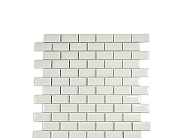 0,9 kvm MOSAIK METRO DIAMOND VIT BLANK 30X30CM
