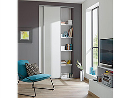 SKJUTDÖRR 1530X2355MM VIT 2-PACK