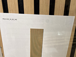 8 st. AKUSTIKPANEL B!DESIGN SVENDBORG EK 2400X520X18MM