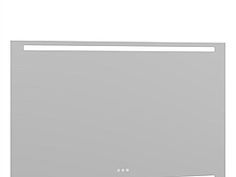 SPEGEL SCANBAD LEVEL MED BELYSNING 80X120CM