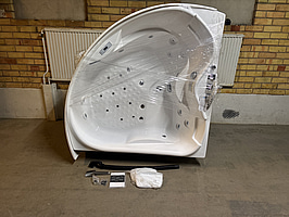 BUBBELBADKAR CAMARGUE ÄLVSBORG EXCLUSIVE 150X150 CM - RESERVDELSOBJEKT/REPARATIONSOBJEKT